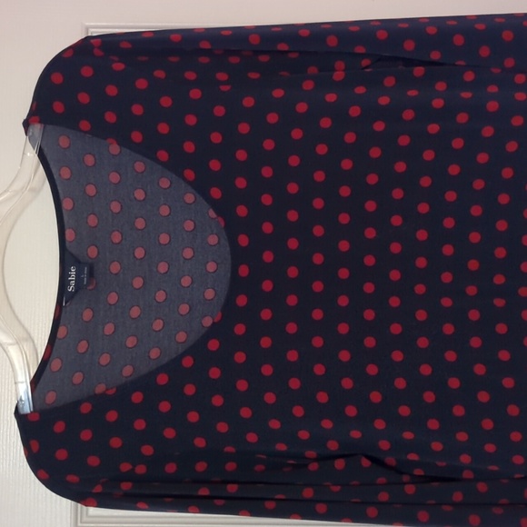 NEW SABIE POLKA DOT MIDI DRESS - Picture 6 of 11